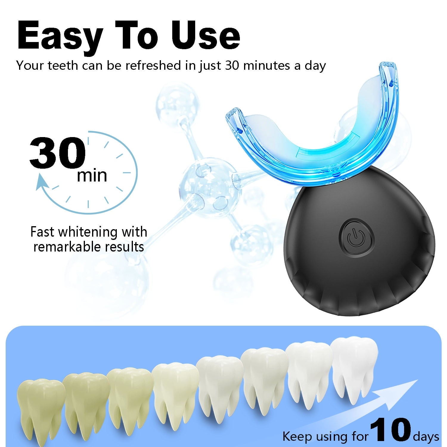 LED Teeth Whitening Kit ( Upgraded Version )