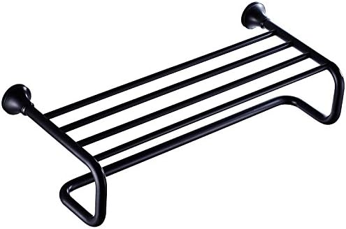 Dual-Level Towel Rail & Storage Shelf