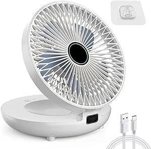 3-Speed Rechargeable Kitchen & Office Fan