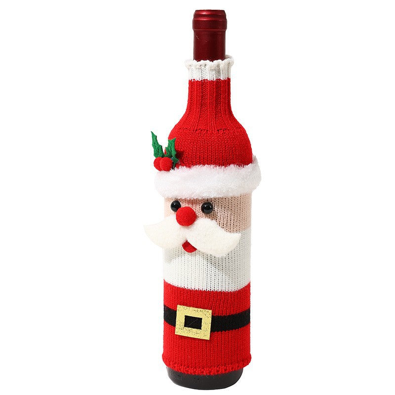 Snowman Red Wine Bottle Cove