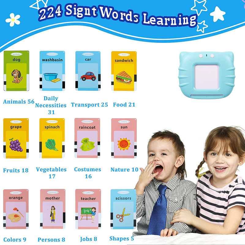 Educational Learning Talking Sight Words Flash Cards