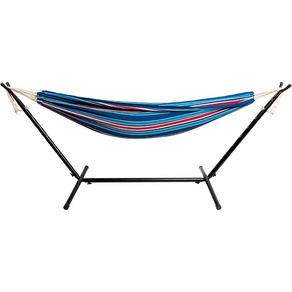 Double Hammock with Steel Stand & Carry Case – 450lb Capacity