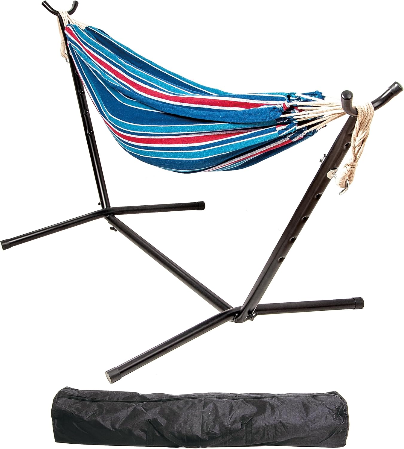 Double Hammock with Steel Stand & Carry Case – 450lb Capacity