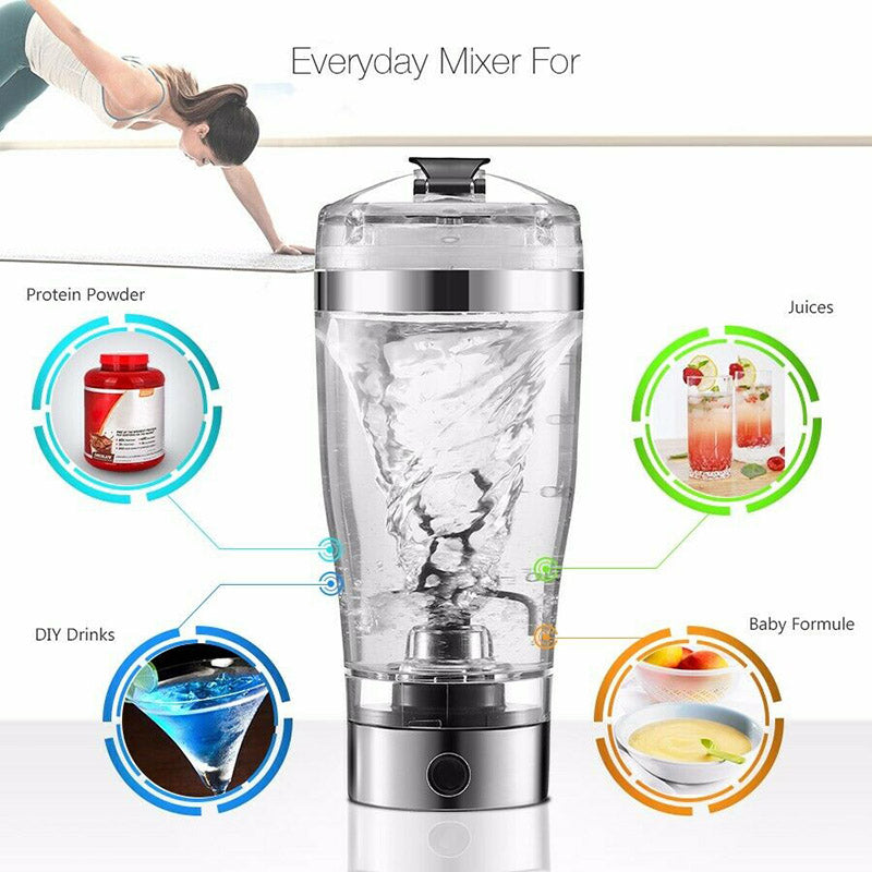 Rechargeable Self Stirring Shaker Bottle