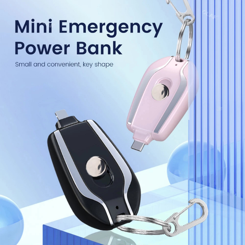 Portable Mini Keychain Power Bank