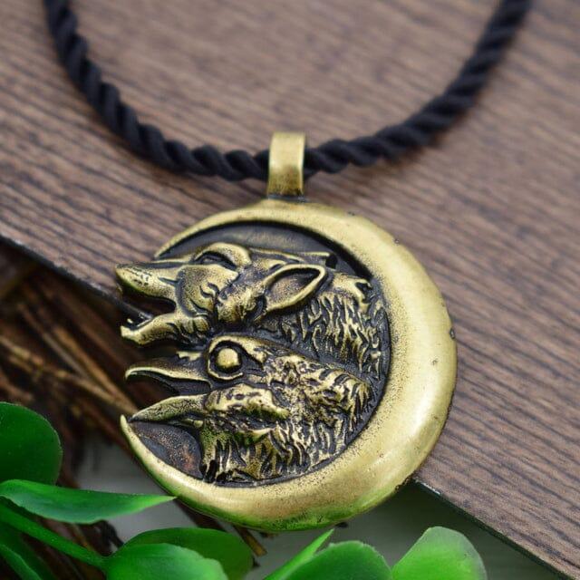 Wolf Head Necklace Pendant - Homo Gears