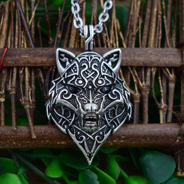 Wolf Head Necklace Pendant - Homo Gears