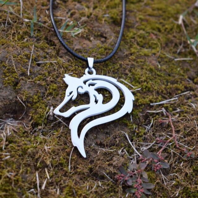 Wolf Head Necklace Pendant - Homo Gears