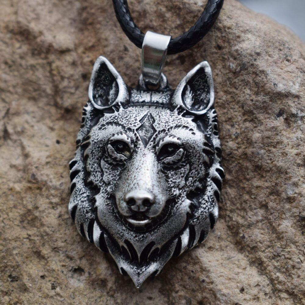 Wolf Head Necklace Pendant - Homo Gears