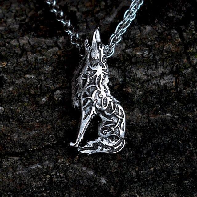 Wolf Head Necklace Pendant - Homo Gears