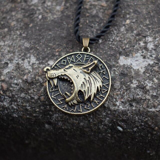 Wolf Head Necklace Pendant - Homo Gears