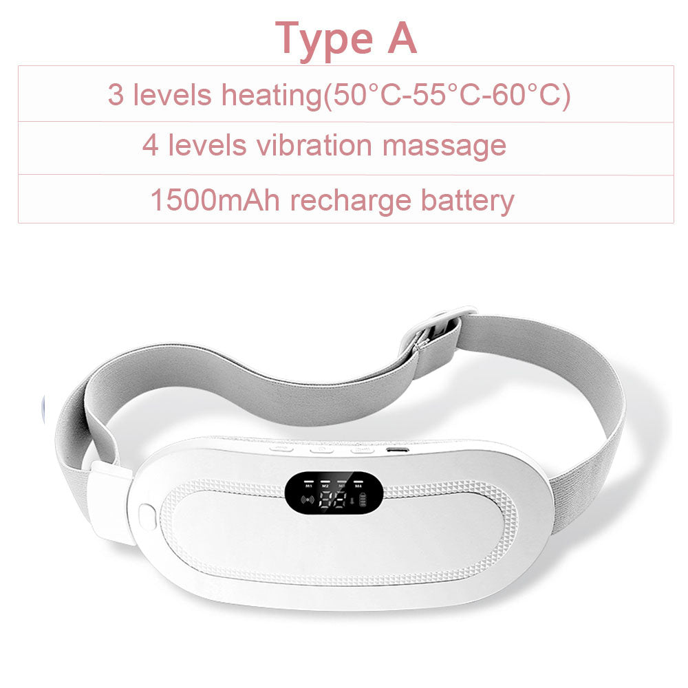 Menstrual Cramp Relief Device with Heat and Vibration